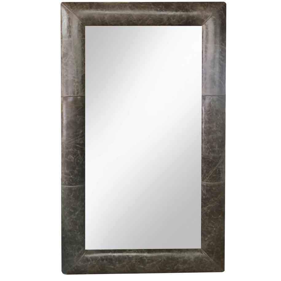 mirror with galvanized frame