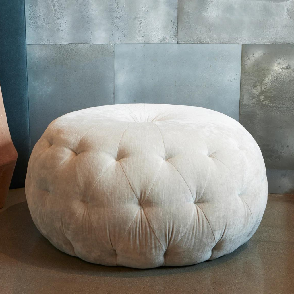 Small Pouf Round Ottoman  Cisco Home – Urban Natural Home