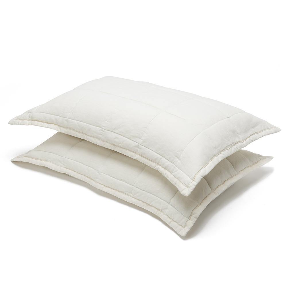 Organic Linen and Cotton Quilt Ivory – endlessbay