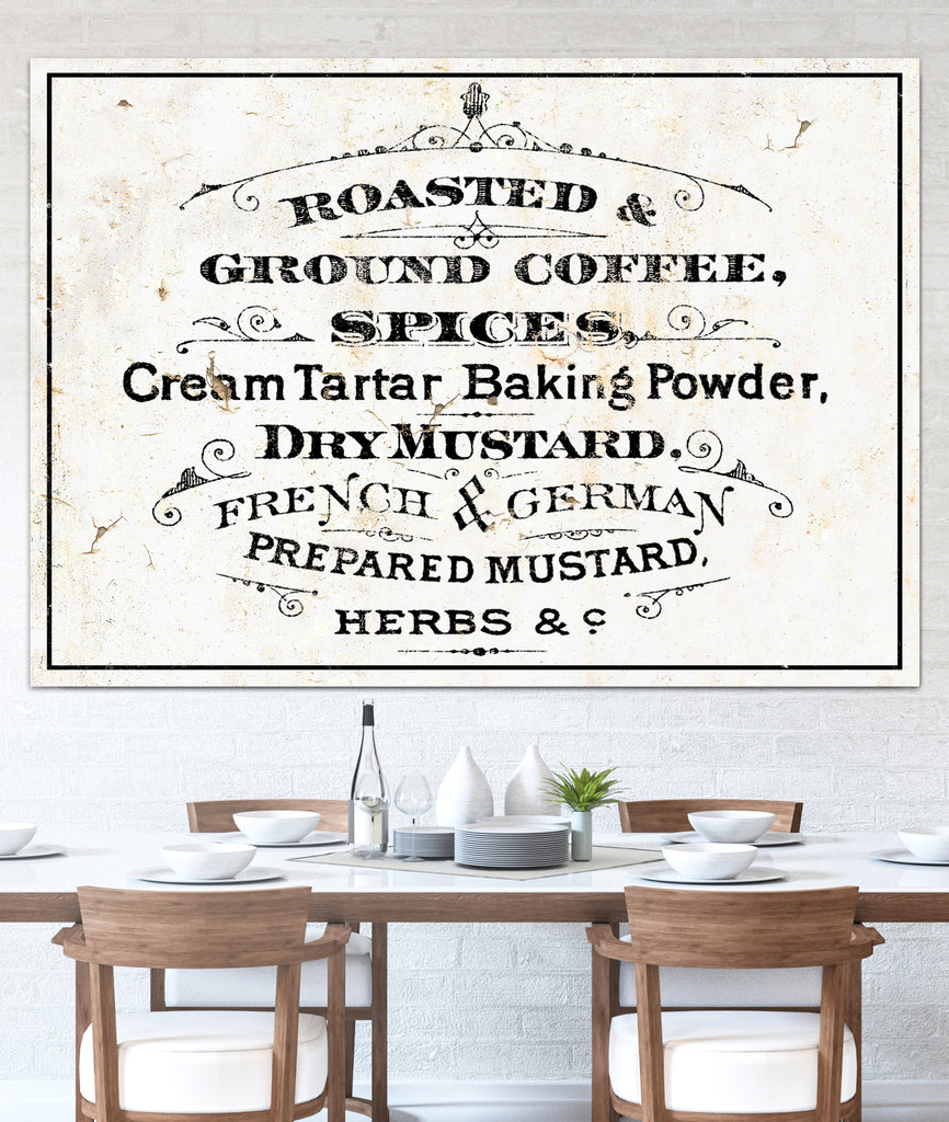 Modern Farmhouse Kitchen Wall Art Coffee Sign - French Country Cottage