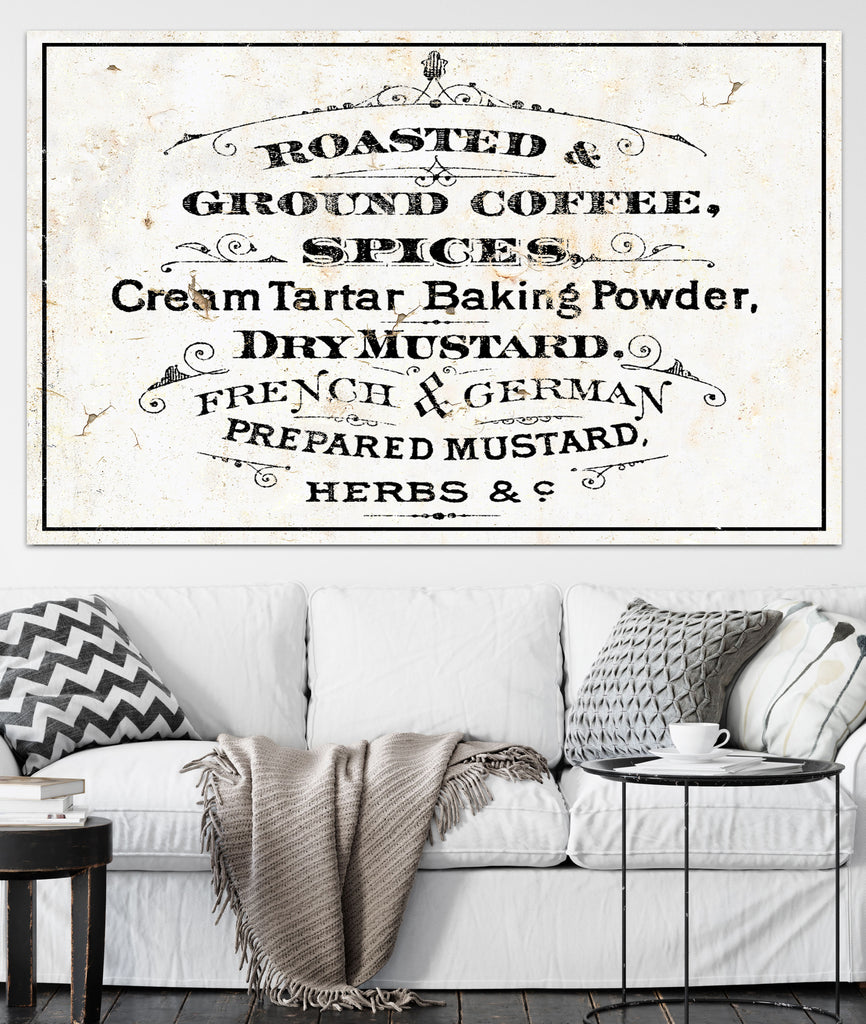 Modern Farmhouse Kitchen Wall Art Coffee Sign French Country Cottage Walls Of Wisdom