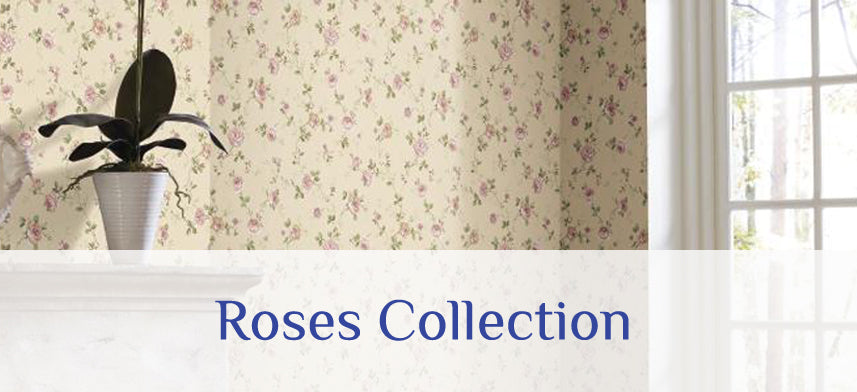 About Wall Decor's "Georgetown Designs Roses" Wallpaper Collection