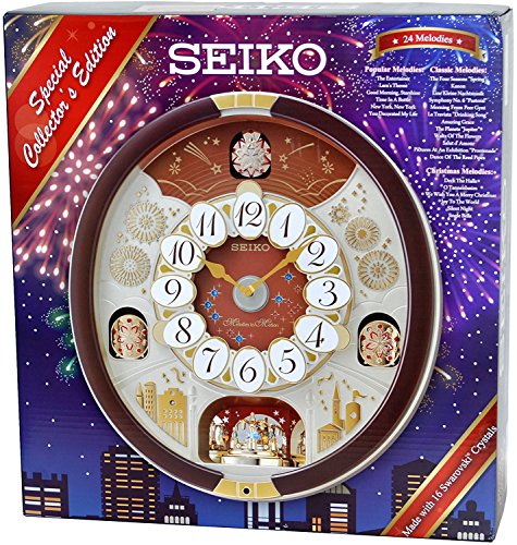 Seiko Special Collector's Edition Melodies in Motion Wall Clock with  Swarovski Crystals