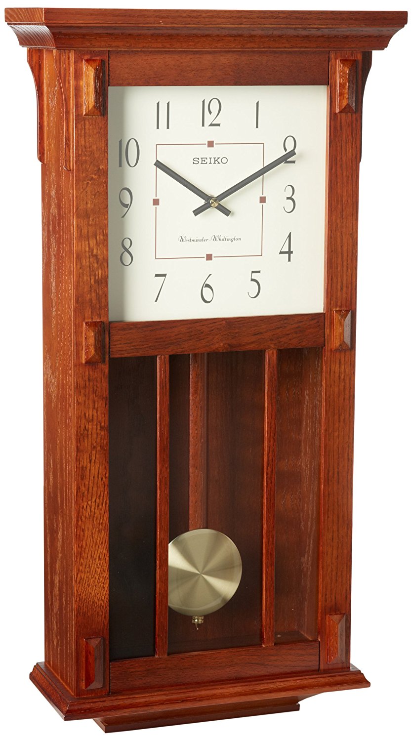 Seiko Wall Clock With Pendulum & Westminster/Whittington Chime 29