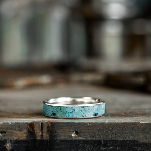 The Arizonan & O'Keeffe - Sterling Silver and Turquoise Western Weddin –  Rustic and Main