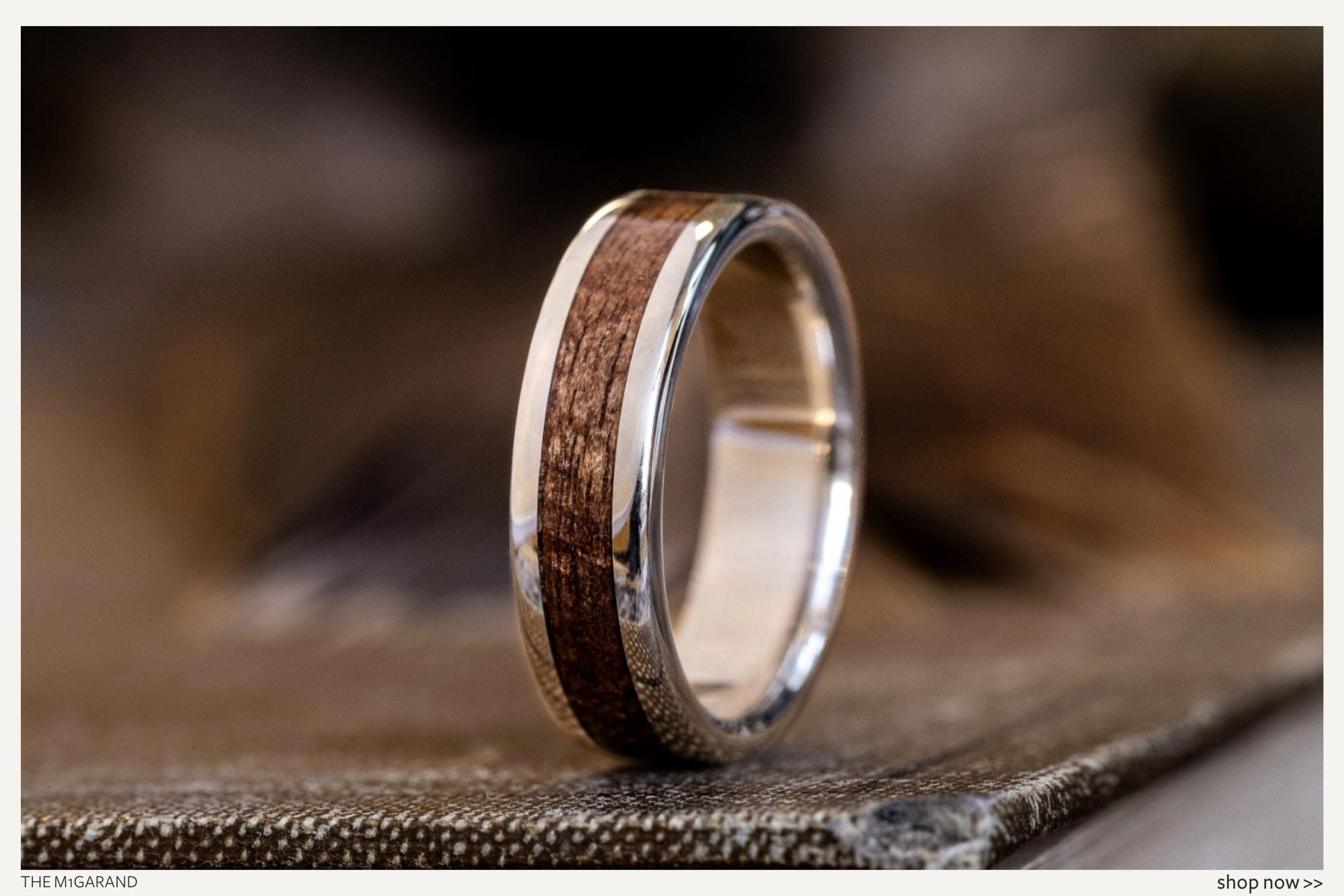 our-favorite-rugged-rustic-wedding-bands-for-him-mens-gold-wedding-band-m1-garand-rifle-stock-wood-rustic-and-main