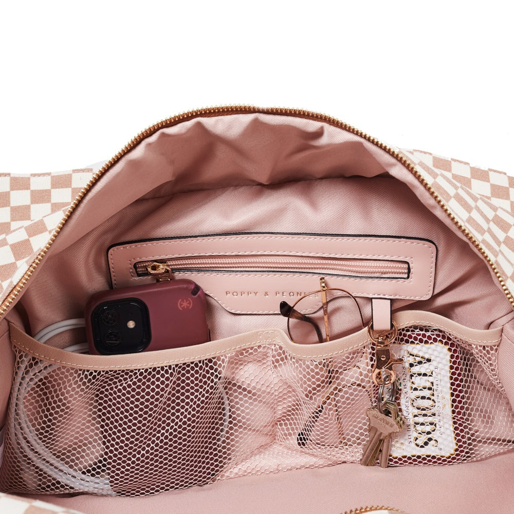 On The Run belt bag checkered – Poppy & Peonies