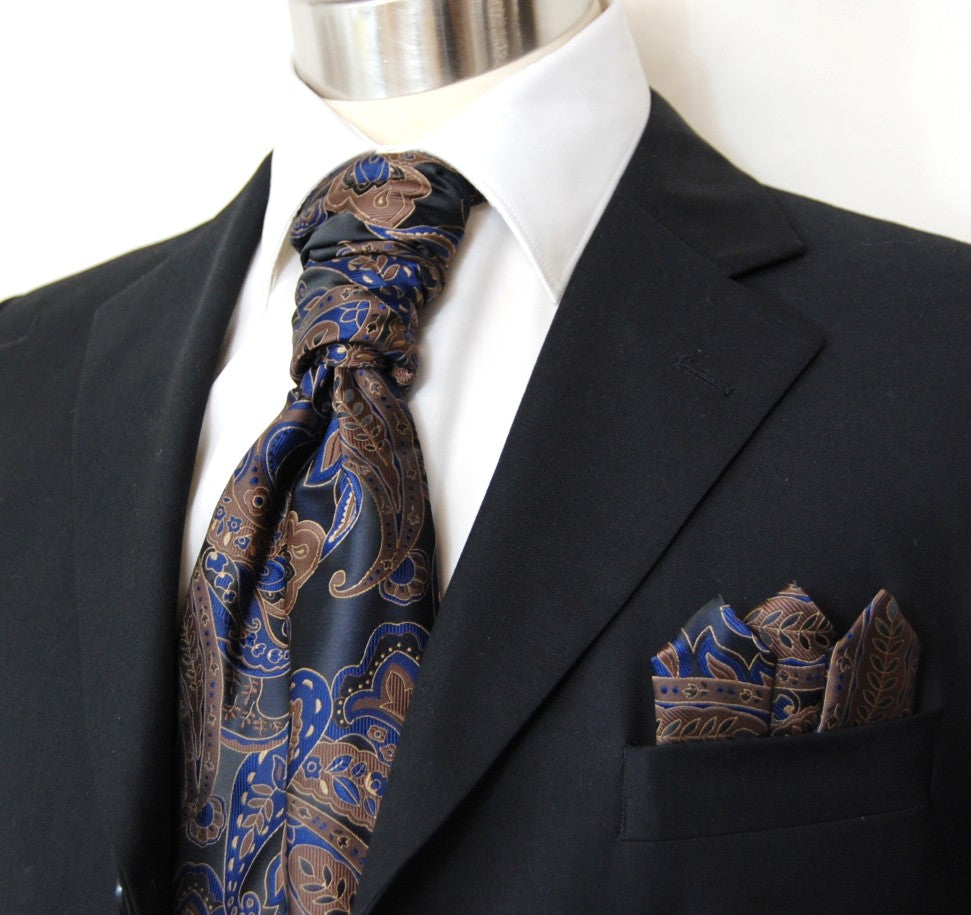 Pre-tied Cravat and Pocket Square