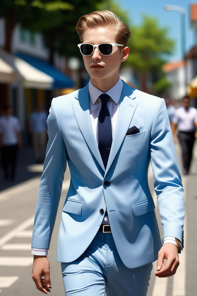 Blue Summer Suits by Paul Malone