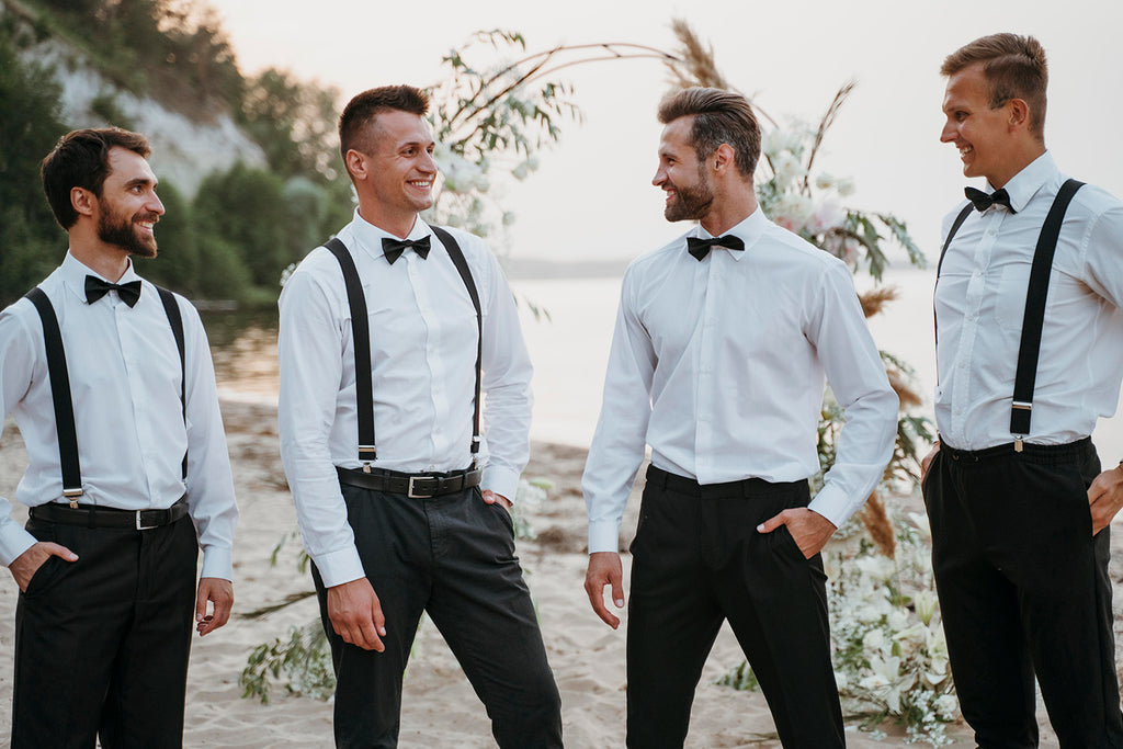 bow ties and neckties for groomsmen