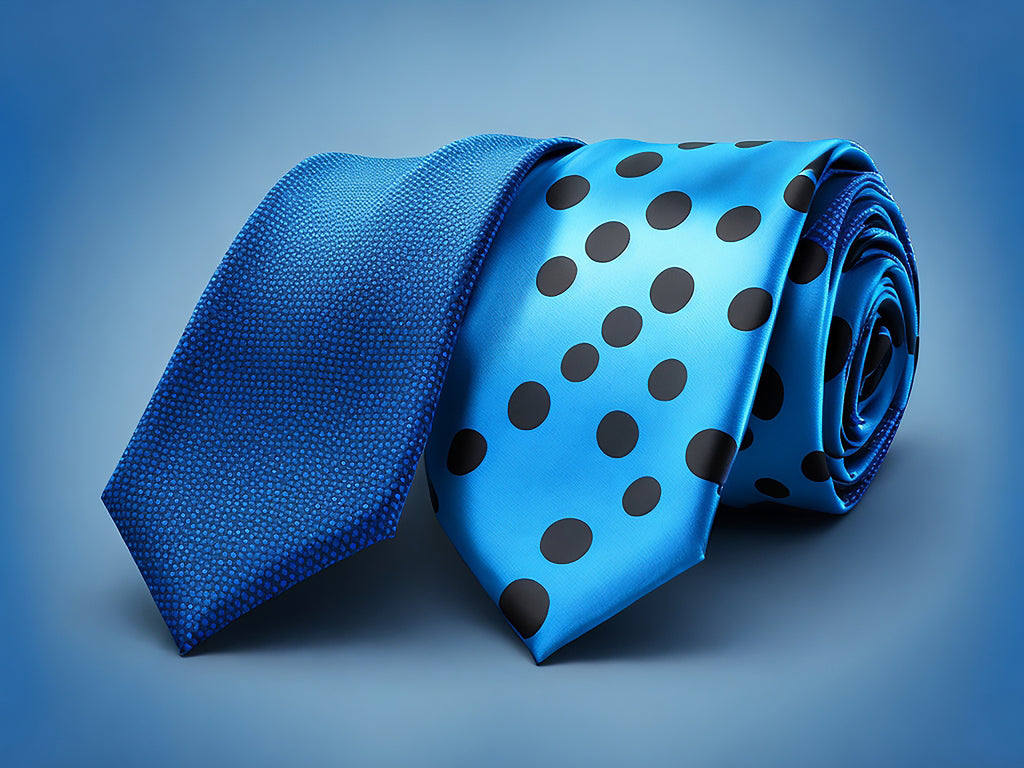 Neckties in all colors and patterns
