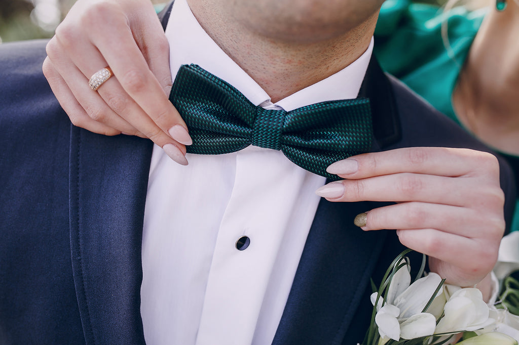 Turquoise Ties and Bow Ties for Weddings