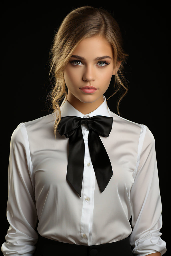 Women wearing bow ties