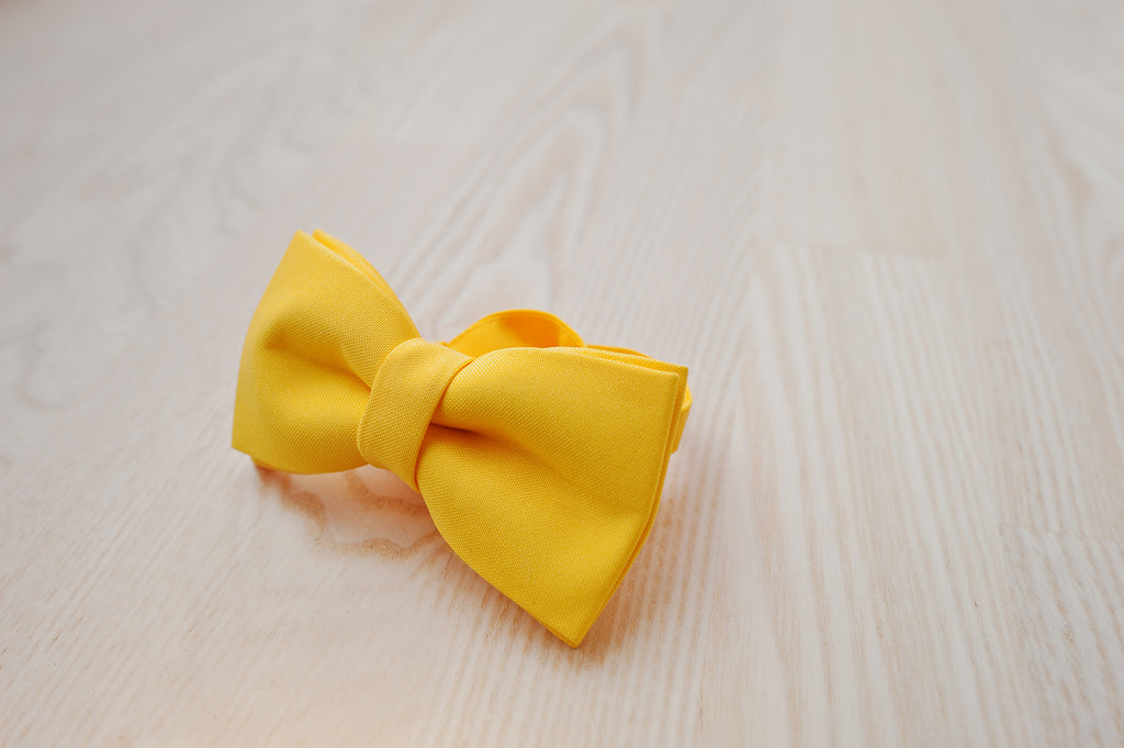 Yellow Bow Tie by Paul Malone