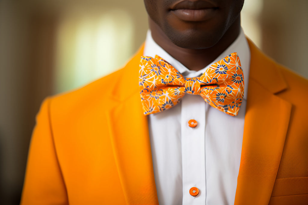 Shop Orange Bow Ties from Paul Malone