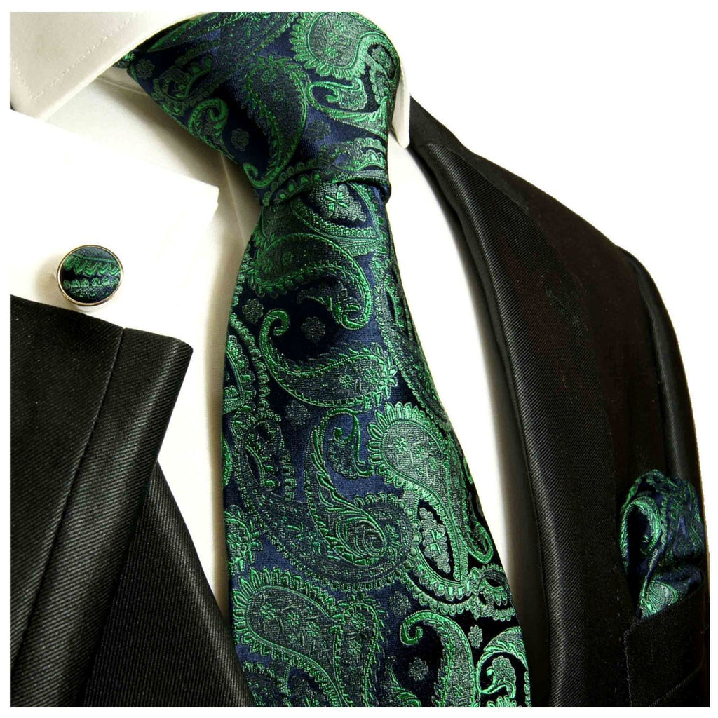 emerald green tie