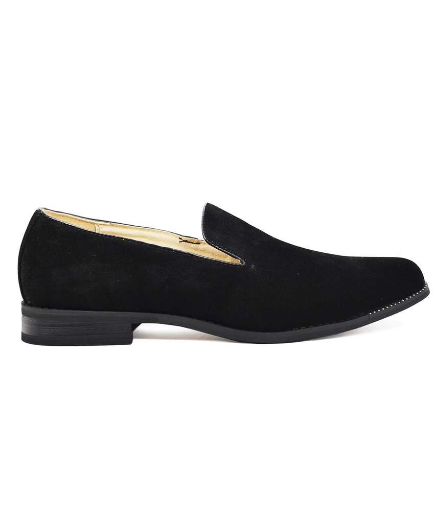 formal suede loafers