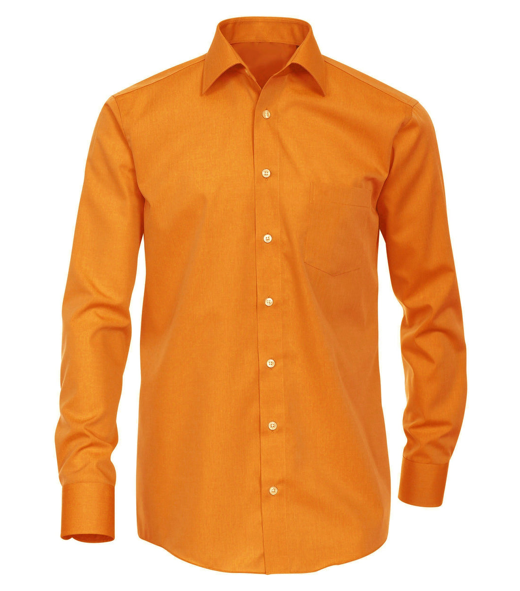 Classic Lite Orange Boys Dress Shirt | Paul Malone