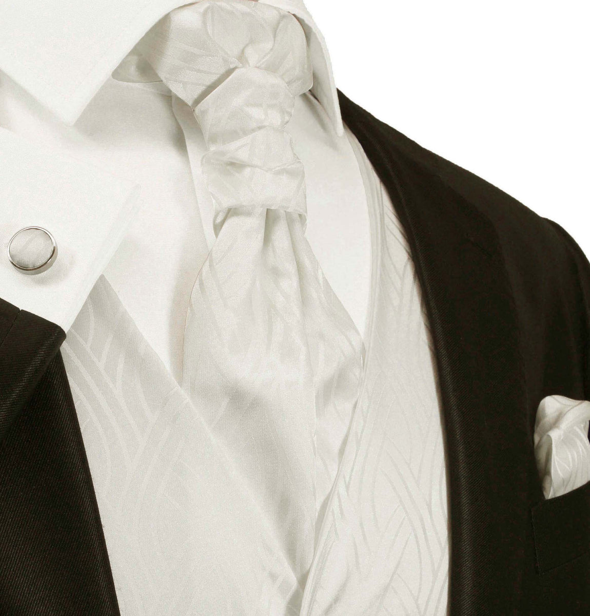 Ivory Wedding Tuxedo Vest Set | Paul Malone