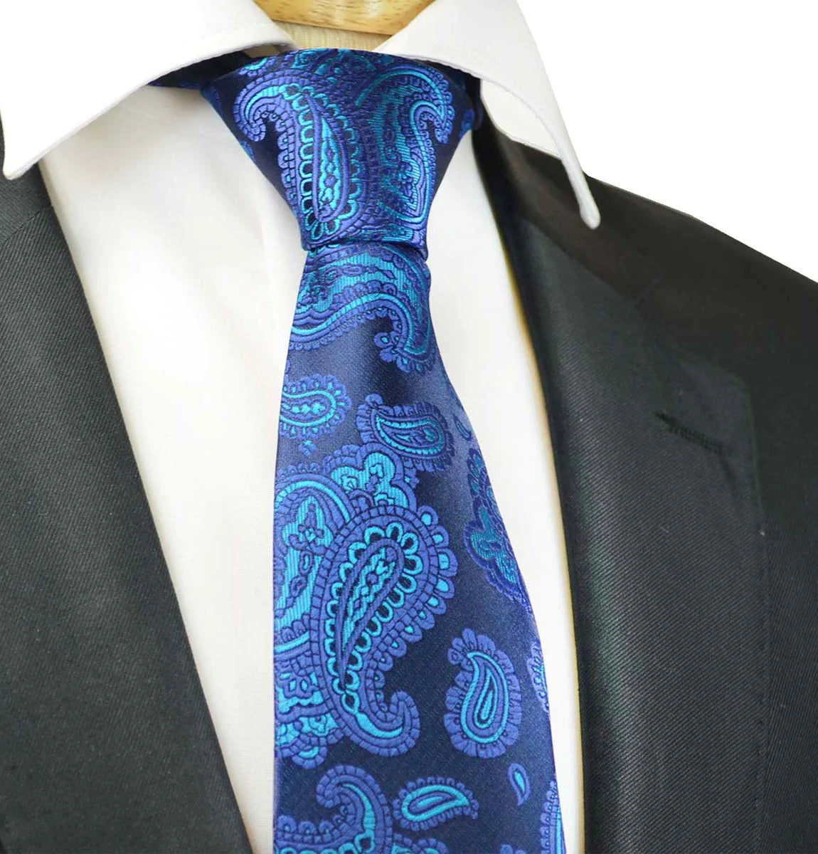Palace Blue Fashionable Paisley Tie