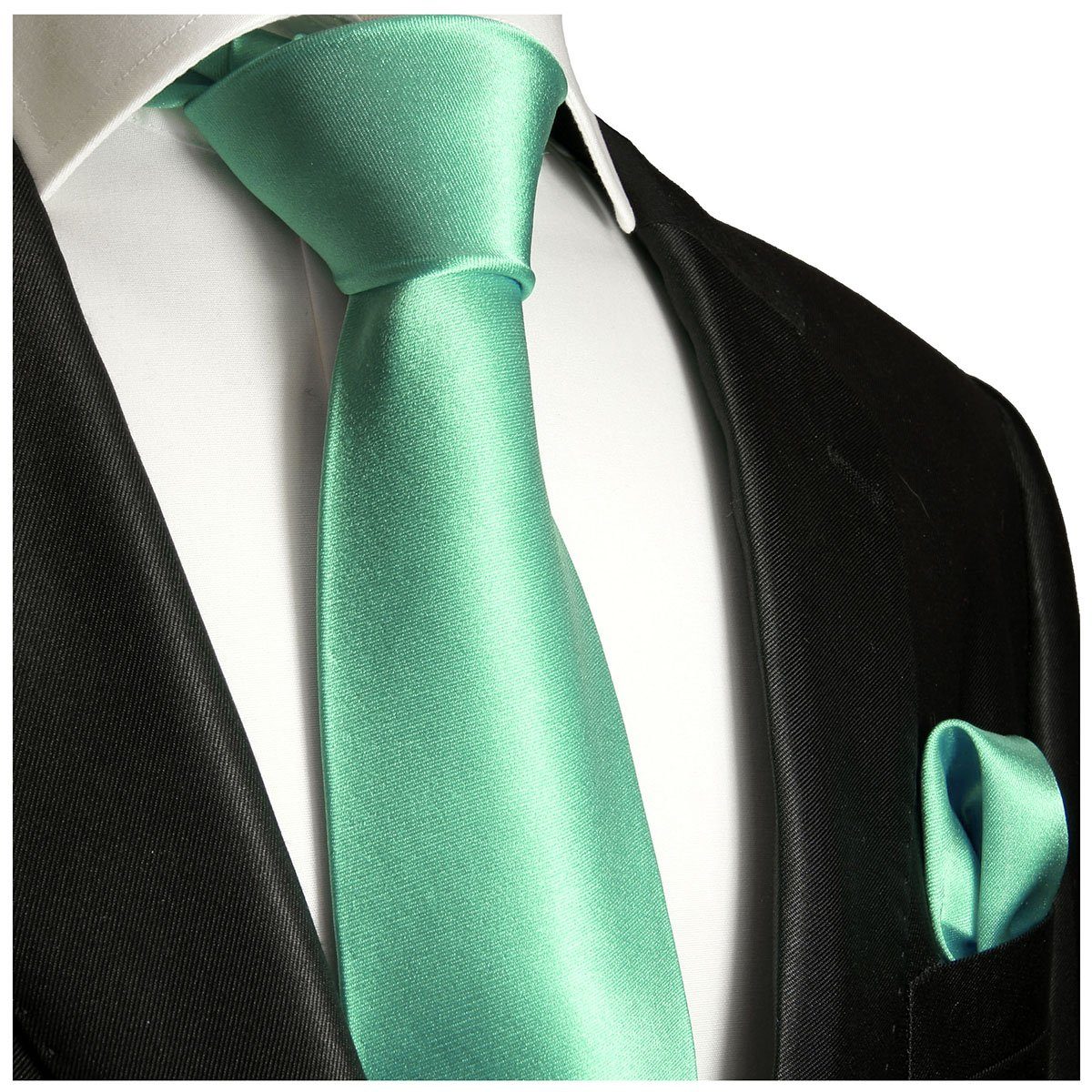 Olive Green Pocket Square. Dark Green Solid Color Satin Finish, No