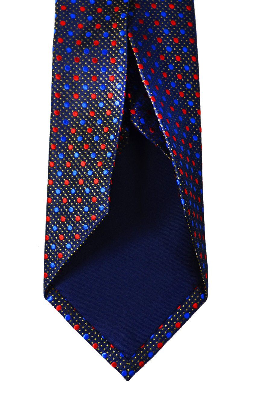 University of Pennsylvania Silk Tie #7 - Dark Red & Blue