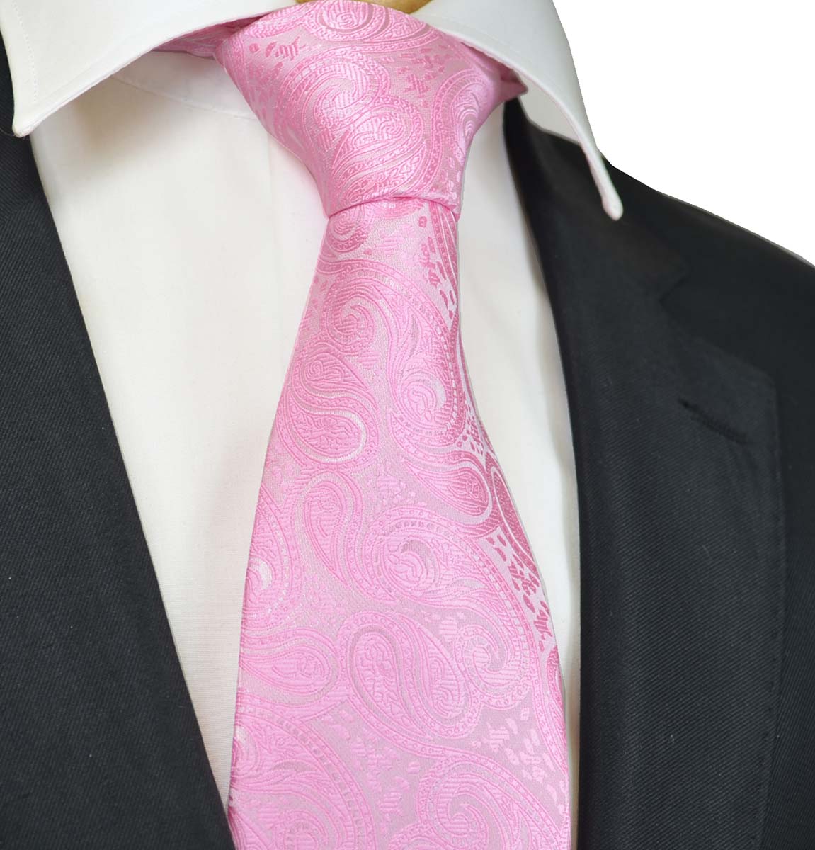 XMXY Pastel Paisley Pattern Mens Necktie Ties , Romantic Formal