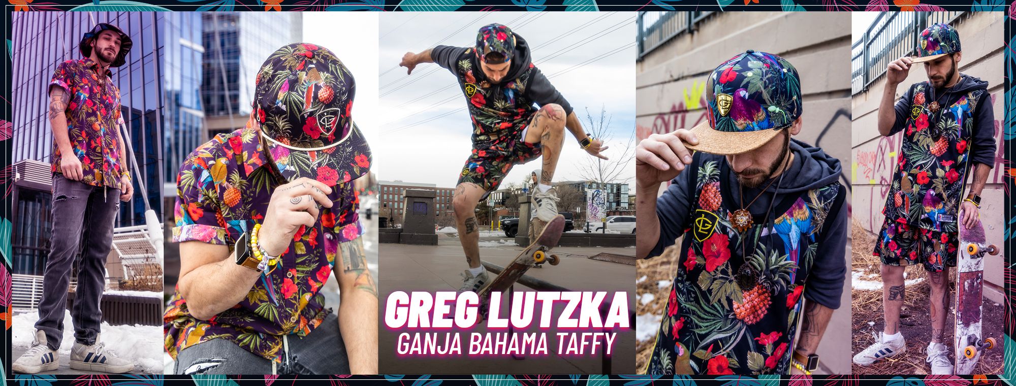Grassroots California Greg Lutzka Ganja Bahama Taffy Jersey Purple / Jersey / M