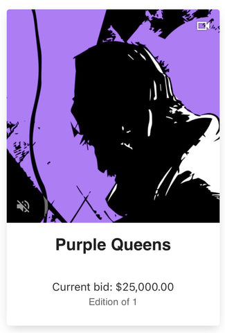 Purple Queen NFT Gramatik 