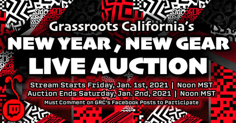 Grassroots California Livestream Live Auction Stream