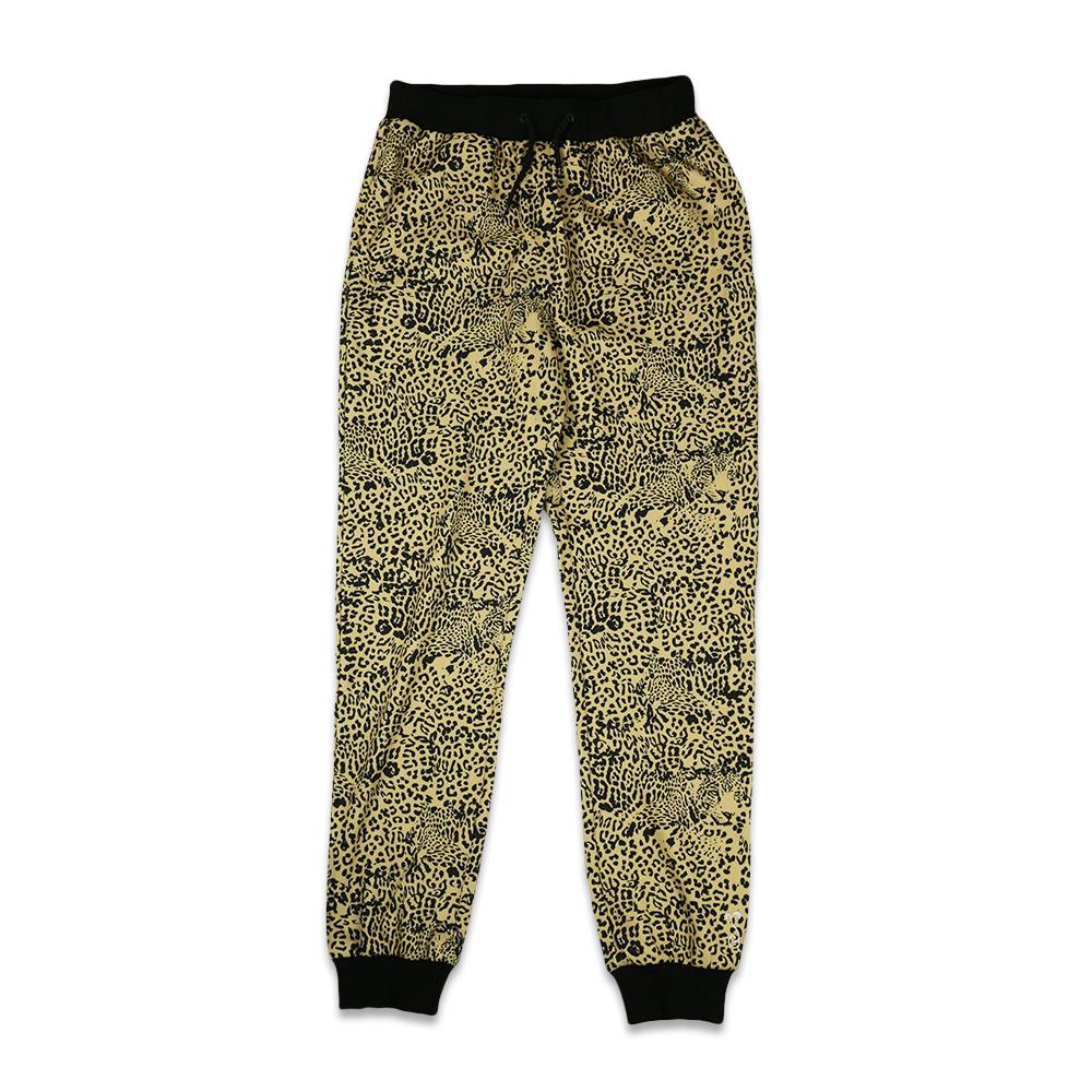 gold jogger pants