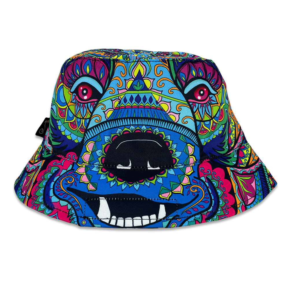 Image of Amanda Vela Bear V2 Reversible Bucket Hat