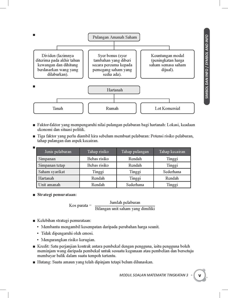 Latihan Topikal Matematik Tingkatan 3 / Soalan Topikal Matematik