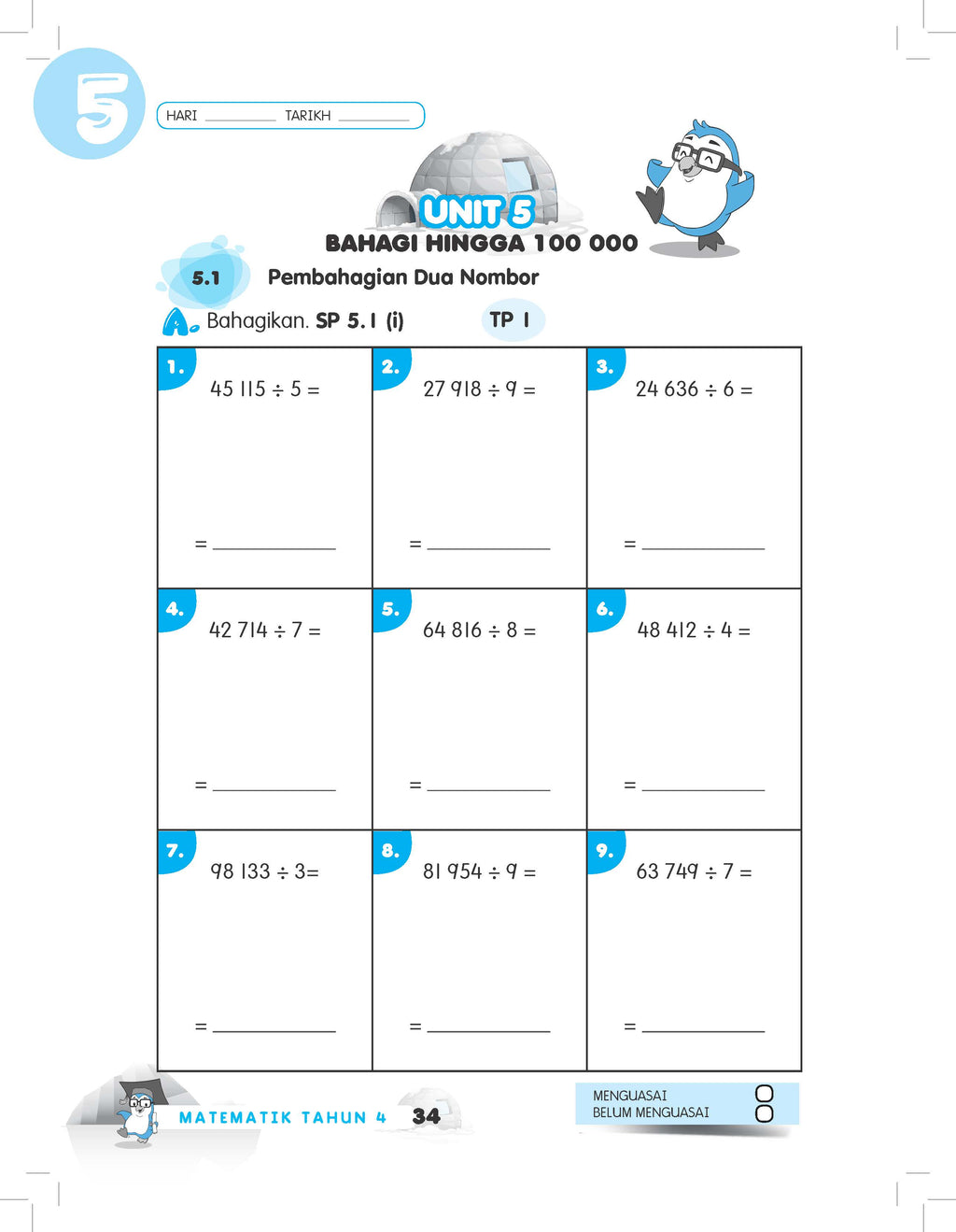 Praktis Topikal Matematik Tahun 4 - (TBBS1083) – Telaga 