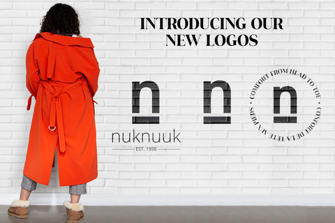 Woman facing wall - Nuknuuk new logos