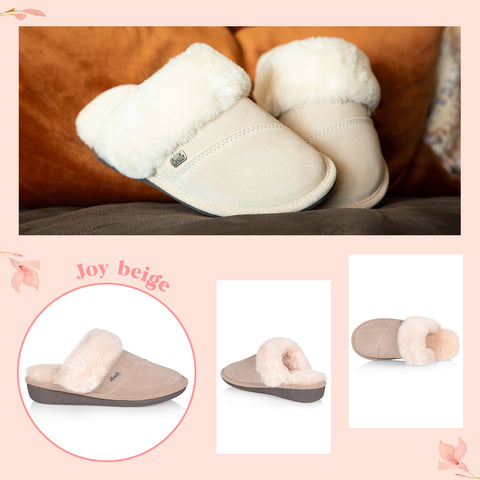 Nuknuuk Joy beige slipper