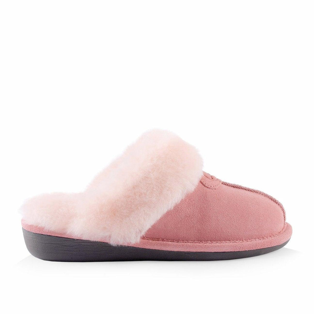 Women's Becca Slippers - Sheepskin Lining in Pink | Nuknuuk