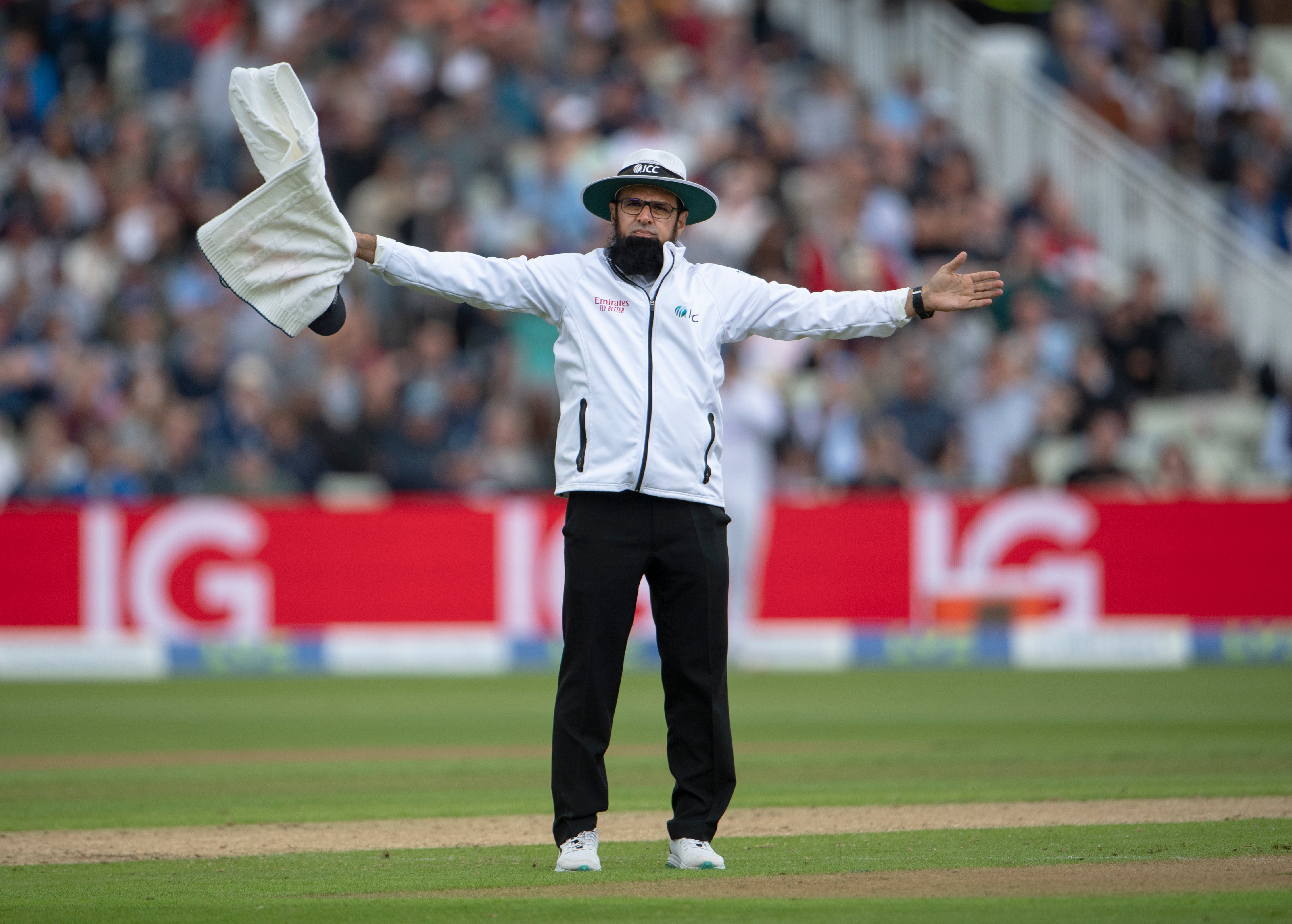 Cricket Umpire at the Ashes