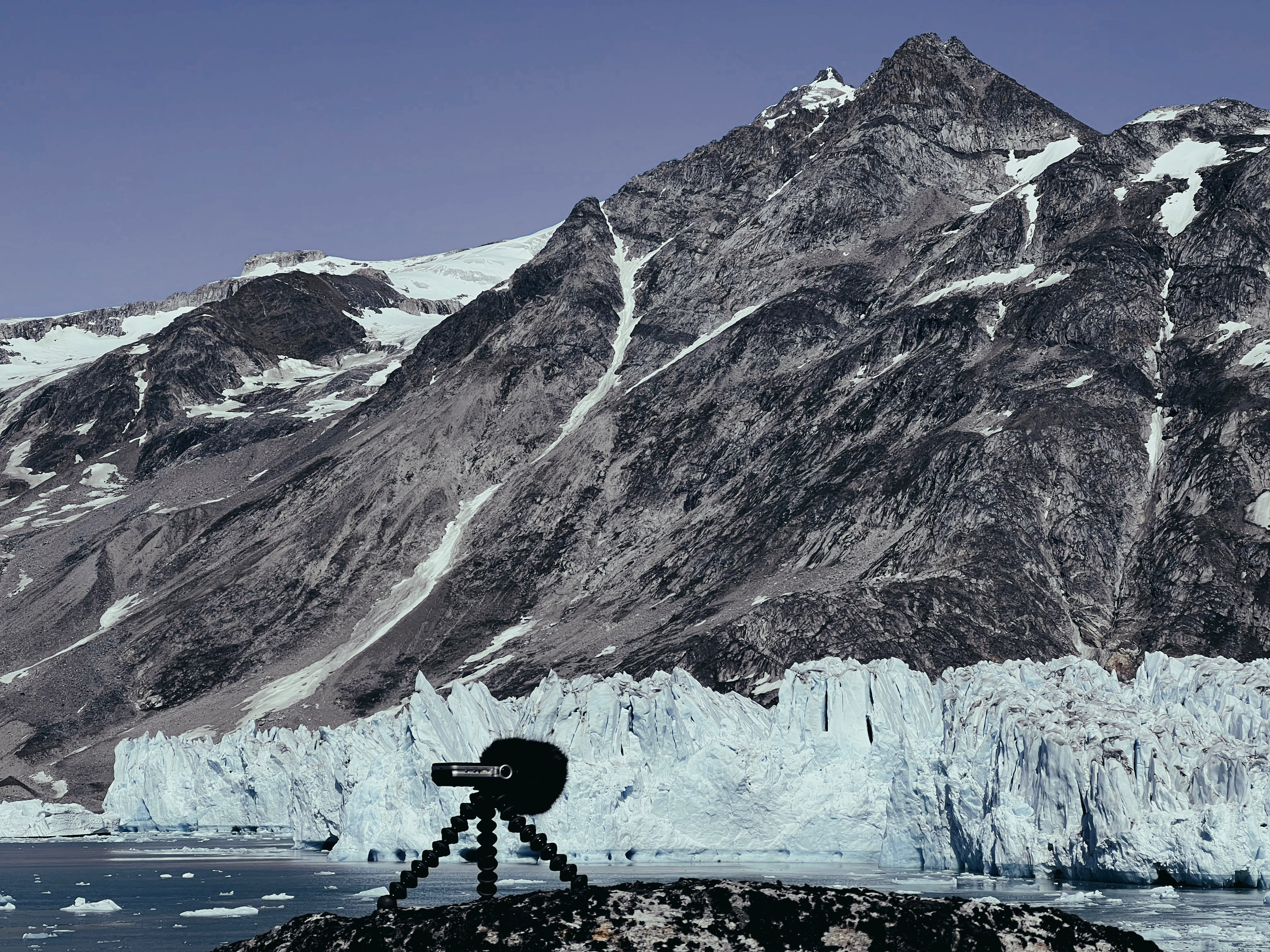 Thomas Rex Beverly capturing the sounds of disappearing glaciers