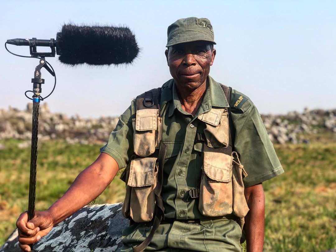 Kevin Bellante Zimbabwe Park Ranger with Spacer Bubble on Boom