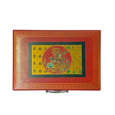 Jumbo Tile Oriental Mah Jong Set