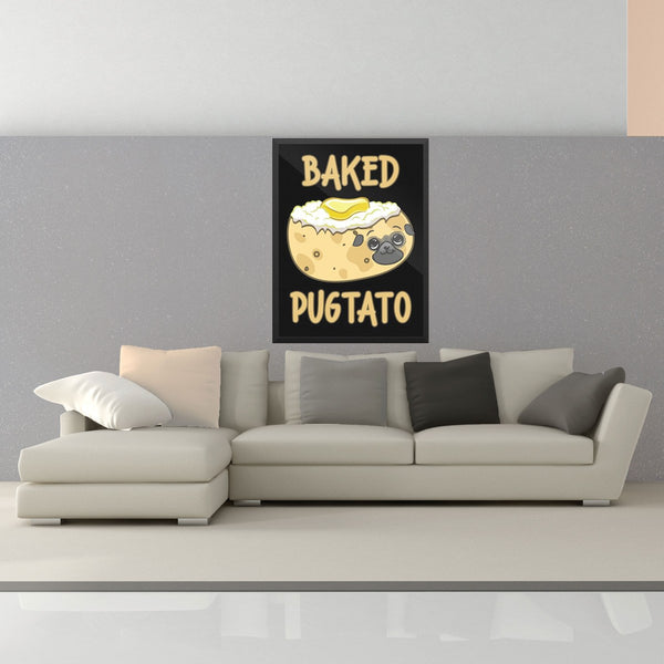 Premium Baked Pugtato Poster - thepassionatepug - 18x24 - 2