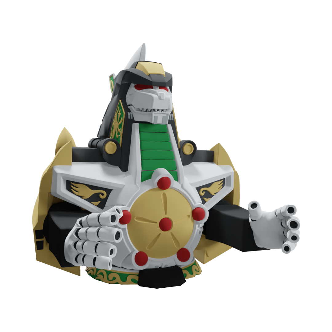 Dragonzord Mini Bust Card Holder Icon Heroes– Icon Heroes