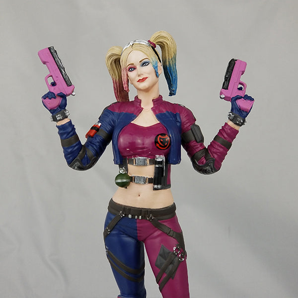 injustice 2 harley quinn statue