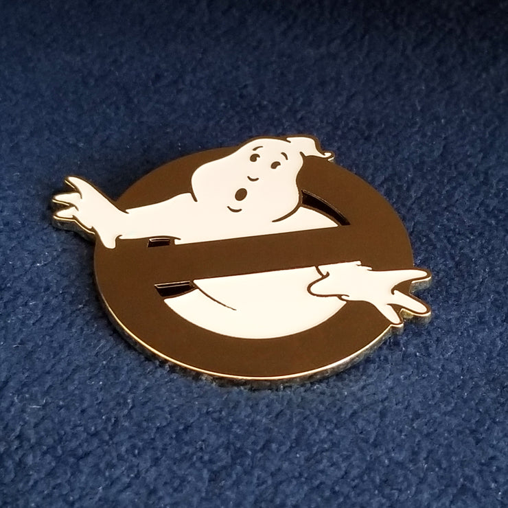 Ghostbusters No Ghost Logo Enamel Pin Gold Edition Exclusive Icon