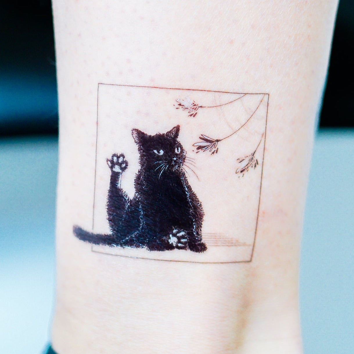 27 Best Black and White Cat Tattoo Designs  The Paws