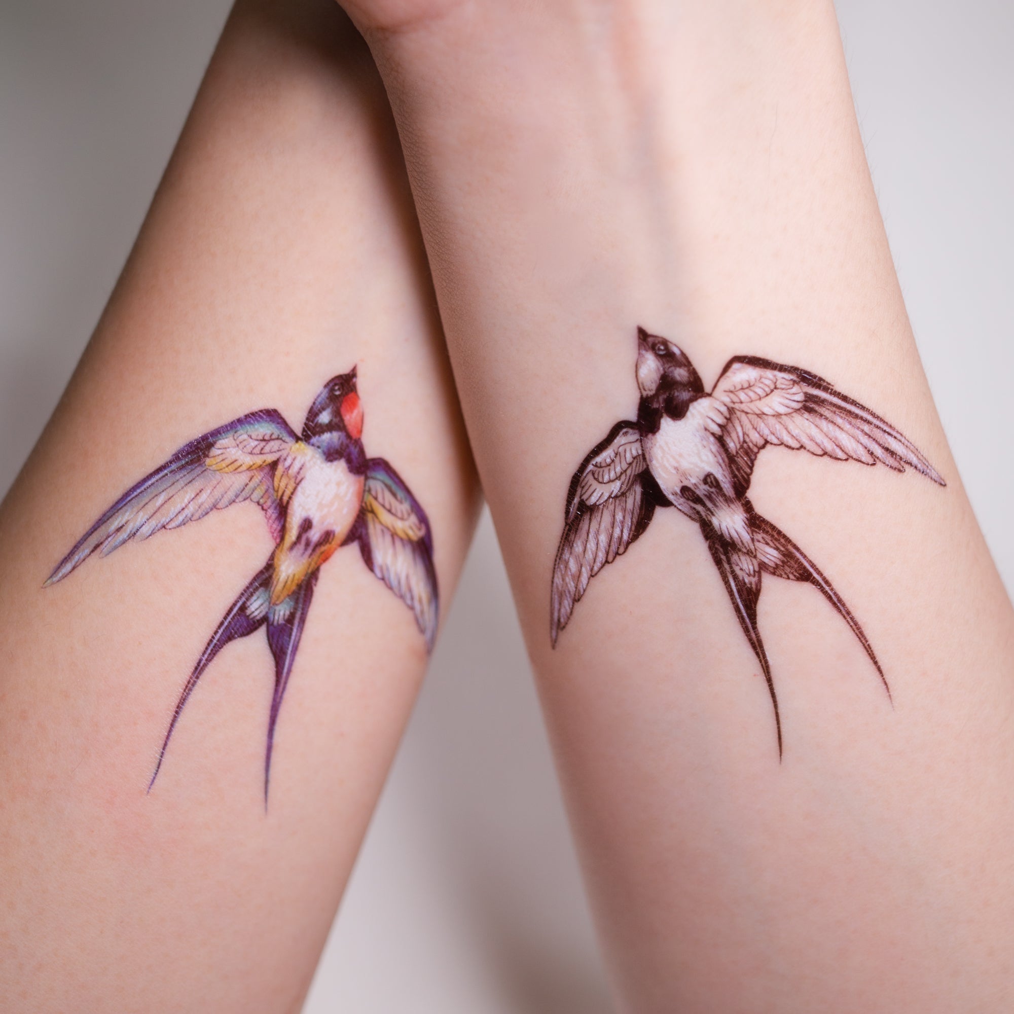 Custom new traditional swallow tattoo by Drone80 on DeviantArt