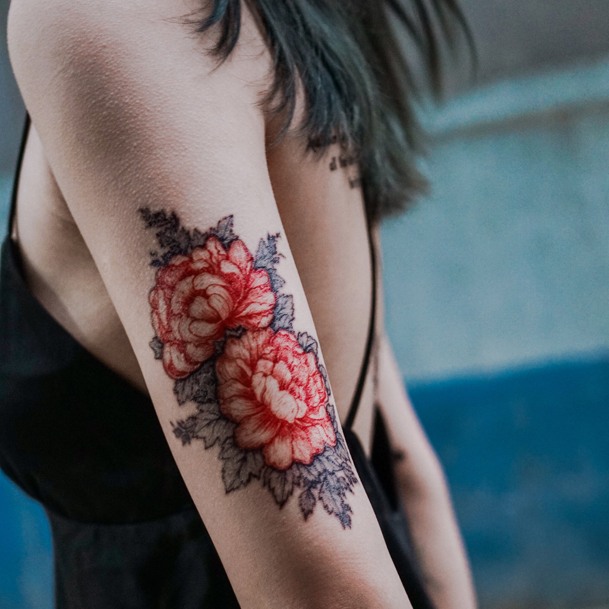 Fancy floral tattoo