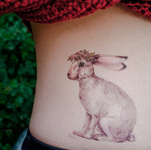 rabbit running tattoo｜TikTok Search