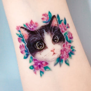 Violet Flower Tattoo  Etsy